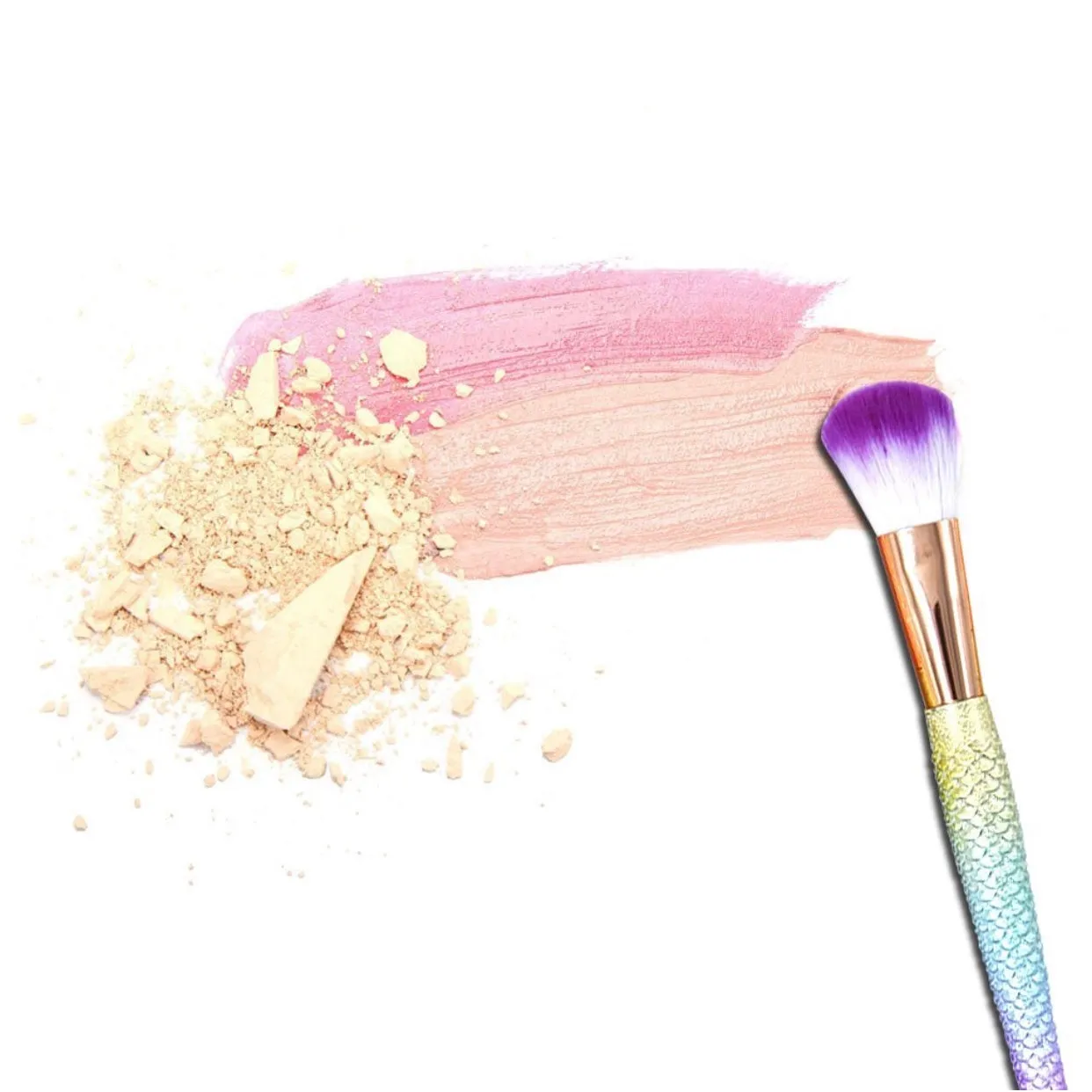 10 piece Mermaid Makeup Brush Set