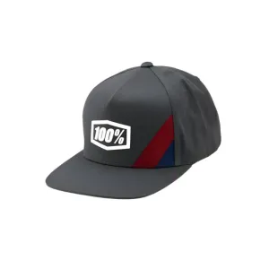 100% Cornerstone Snapback Cap (Steel)
