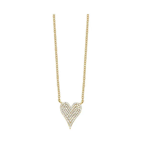 10KT Yellow Gold Stunning Neckwear Pendant - 1/5 ctw