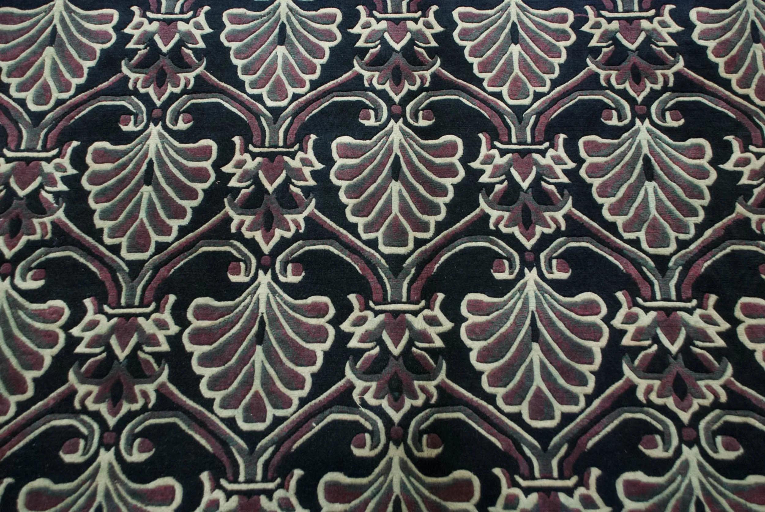 10x14 Vintage Indian Damask Design Carpet