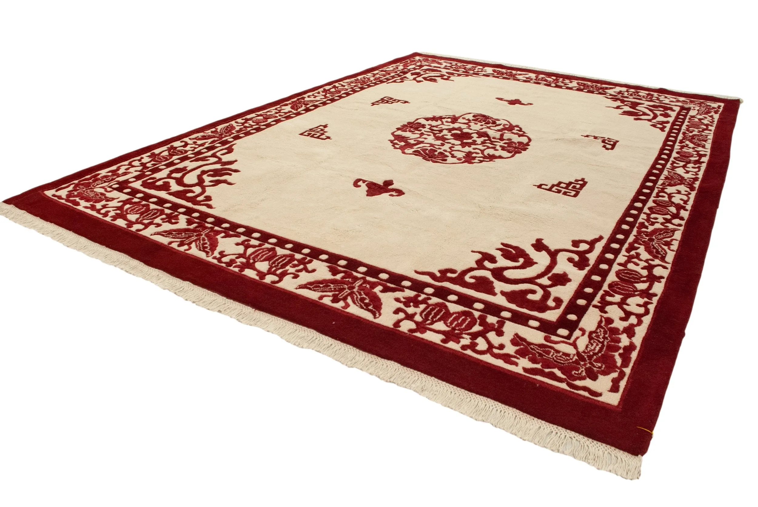 10x14 Vintage Indian Peking Design Carpet