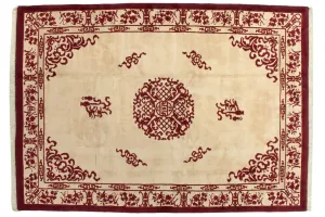 10x14 Vintage Indian Peking Design Carpet
