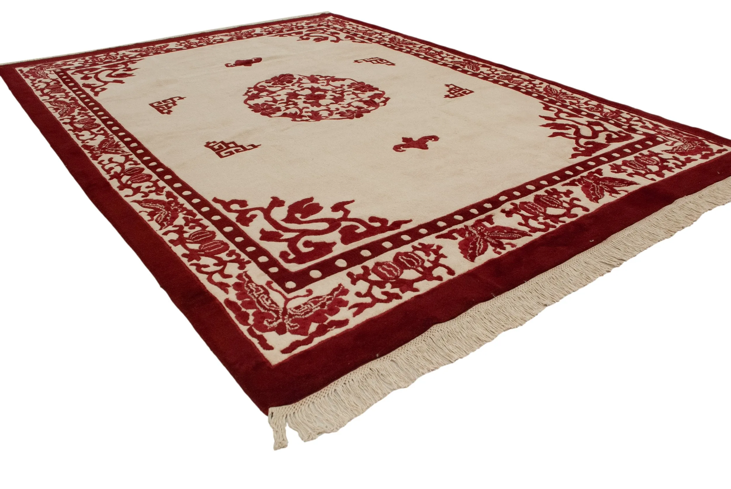 10x14 Vintage Indian Peking Design Carpet