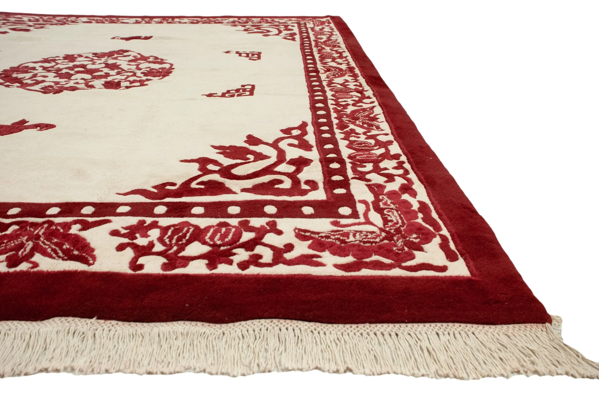 10x14 Vintage Indian Peking Design Carpet