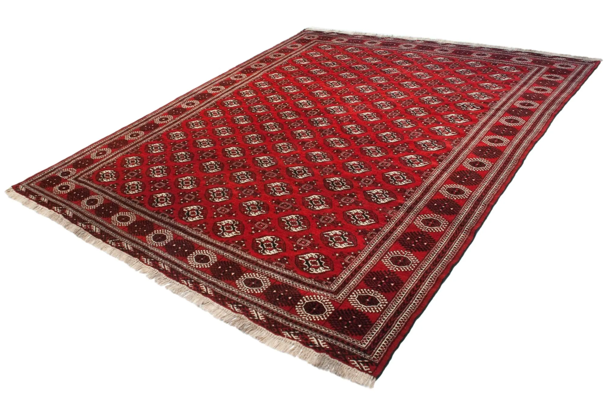 11.5x14 Vintage Bokhara Design Carpet