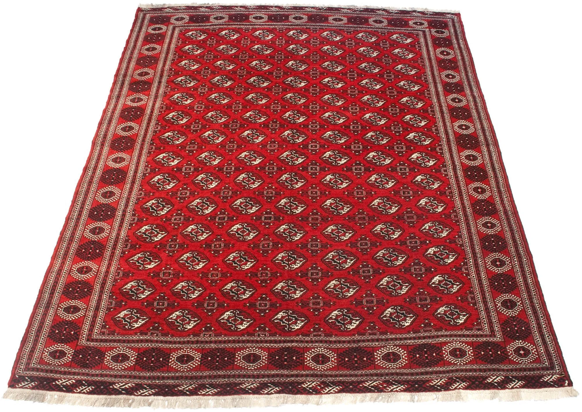 11.5x14 Vintage Bokhara Design Carpet