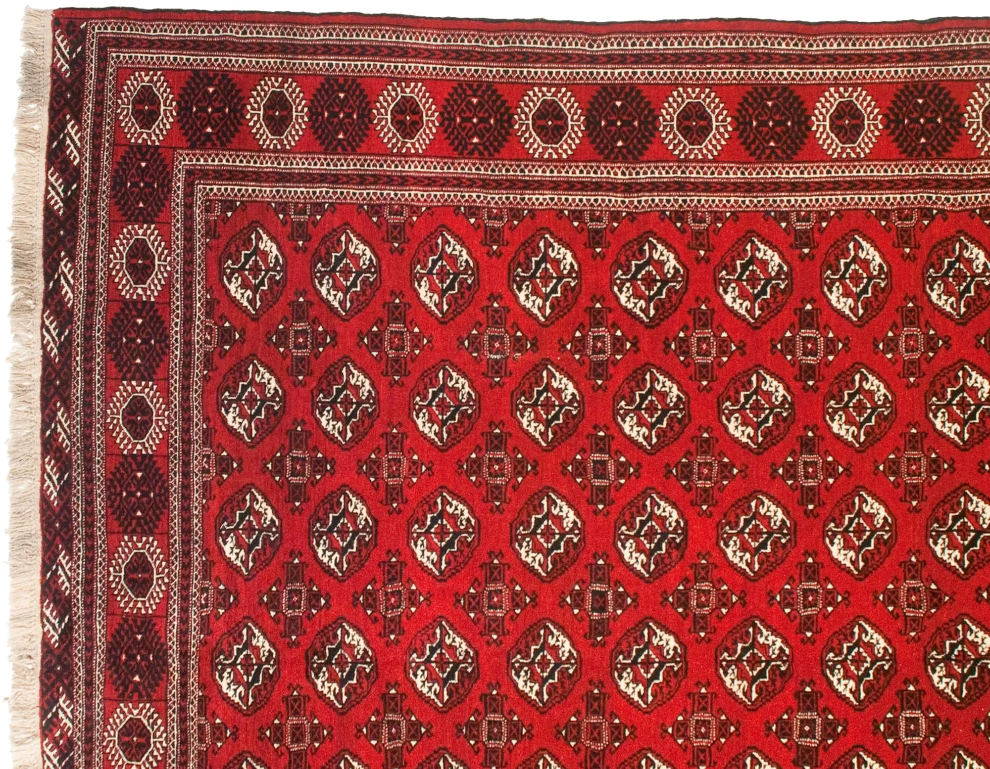 11.5x14 Vintage Bokhara Design Carpet