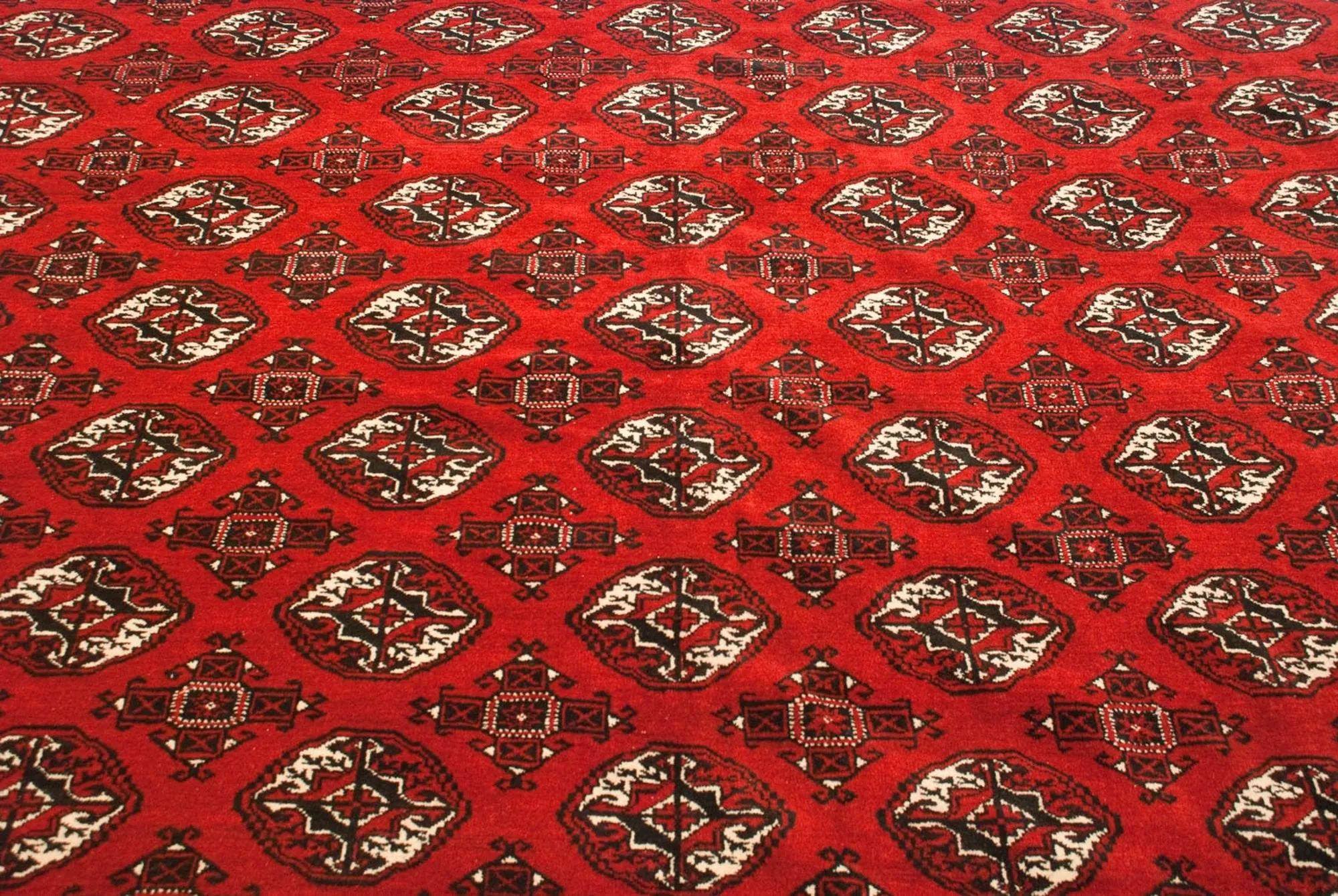 11.5x14 Vintage Bokhara Design Carpet