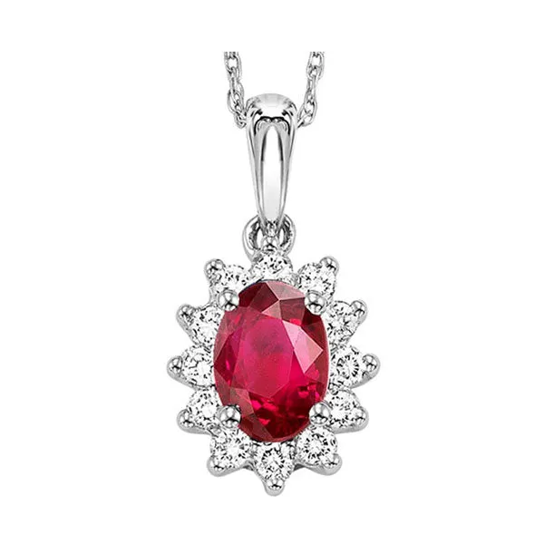 14KT White Gold & Diamond Classic Book Color Ensembles Neckwear Pendant  - 1/5 ctw