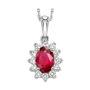 14KT White Gold & Diamond Classic Book Color Ensembles Neckwear Pendant  - 1/5 ctw