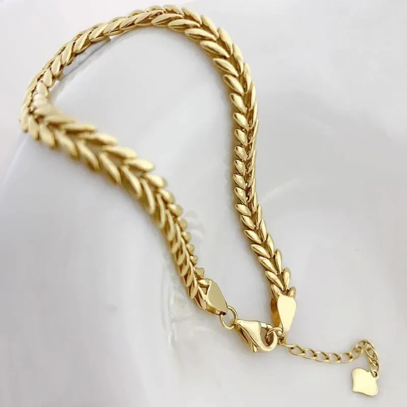 18k Yellow Gold Vintage Chain Bracelet