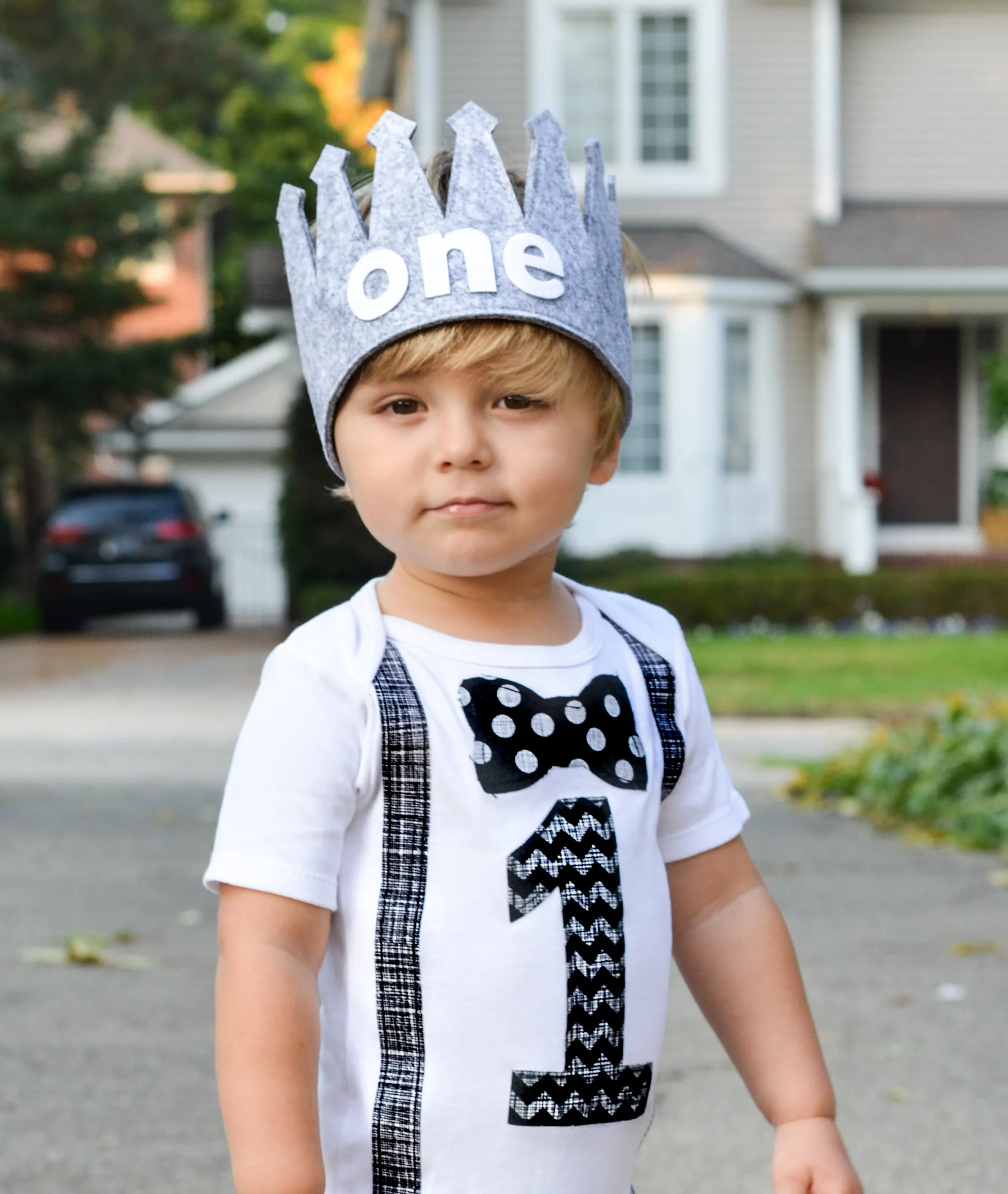 1st B-Day Boy Outfit - Classy Little Prince