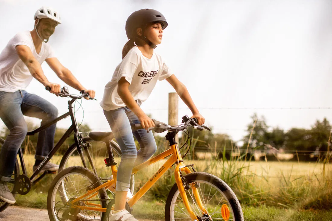 20 Inch KIDS HYBRID BIKE RIVERSIDE 120 6-9 YEARS OLD - Yellow
