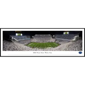 2023 Beaver Stadium White Out in Standard Frame