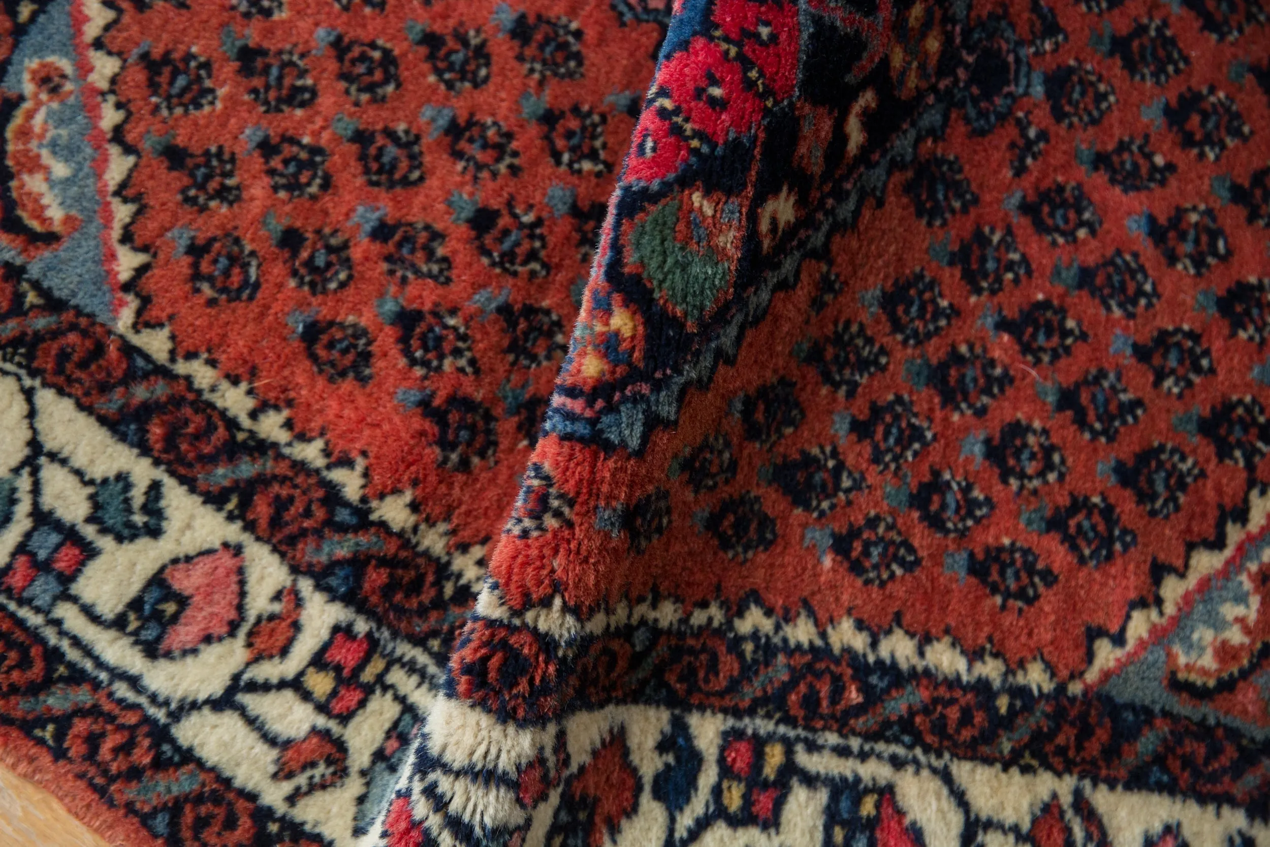 2x2.5 Vintage Engelas Square Rug Mat