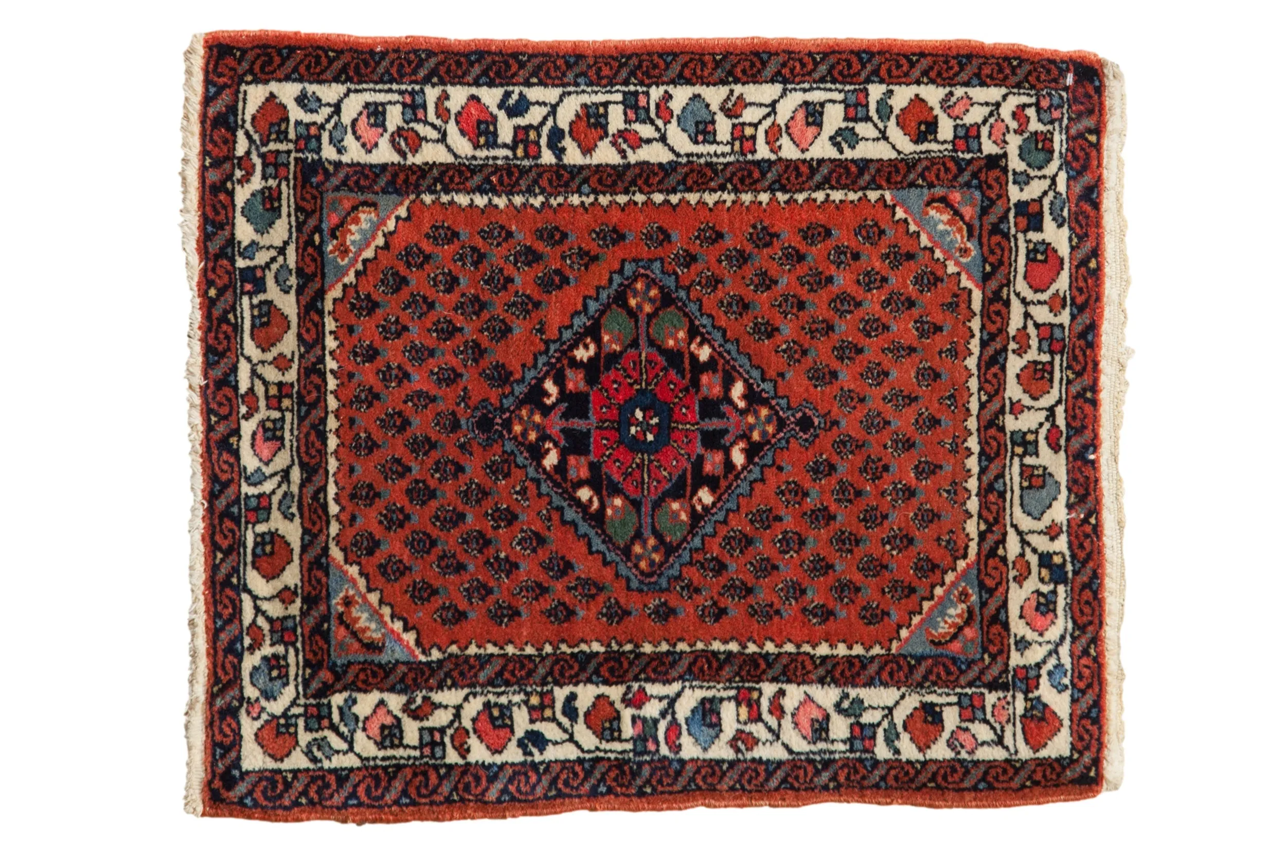2x2.5 Vintage Engelas Square Rug Mat