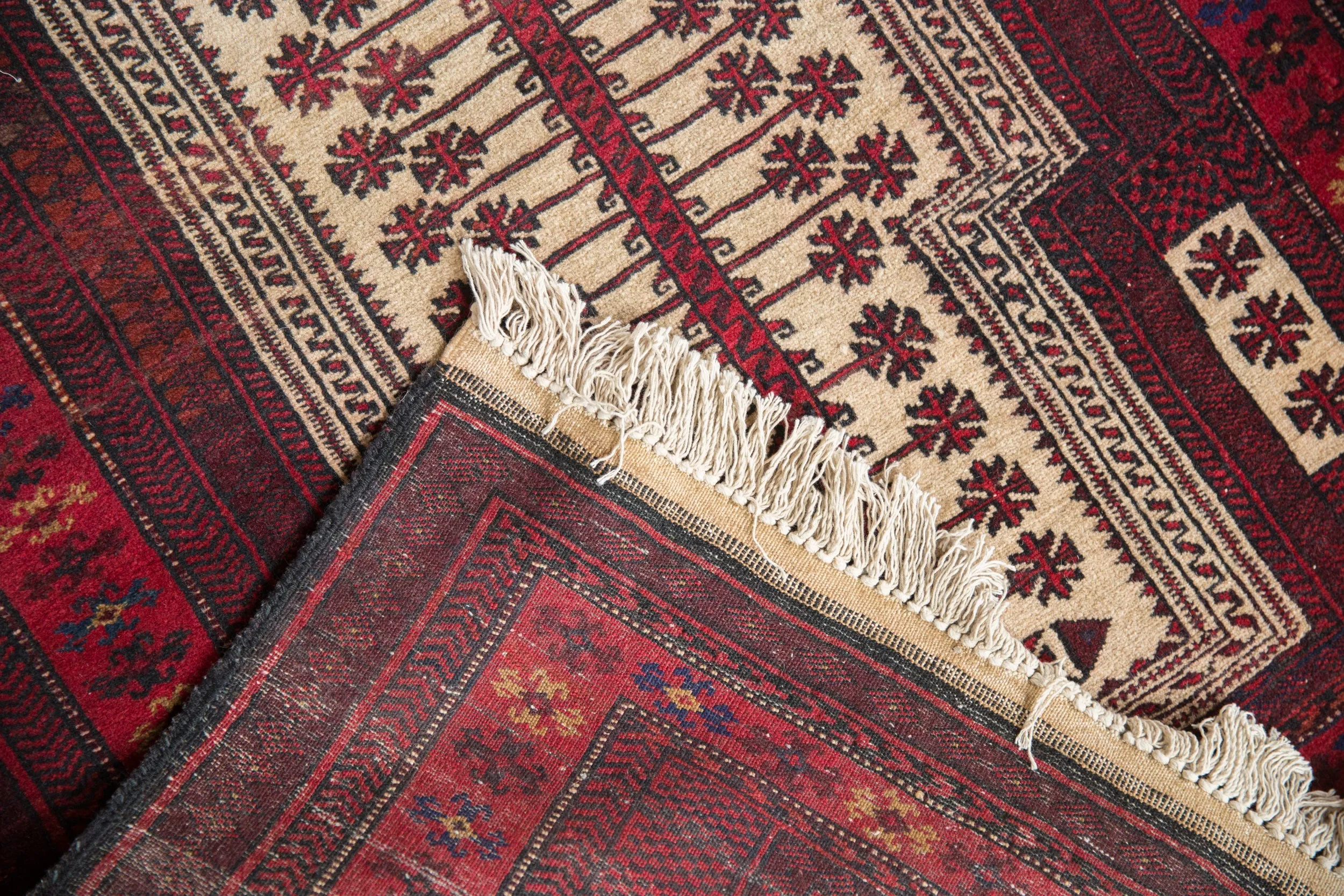 3x4.5 Vintage Pakistani Belouch Design Rug