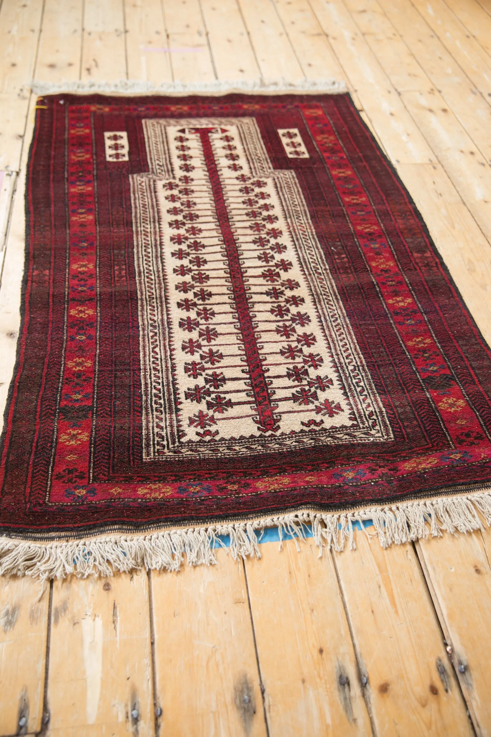 3x4.5 Vintage Pakistani Belouch Design Rug