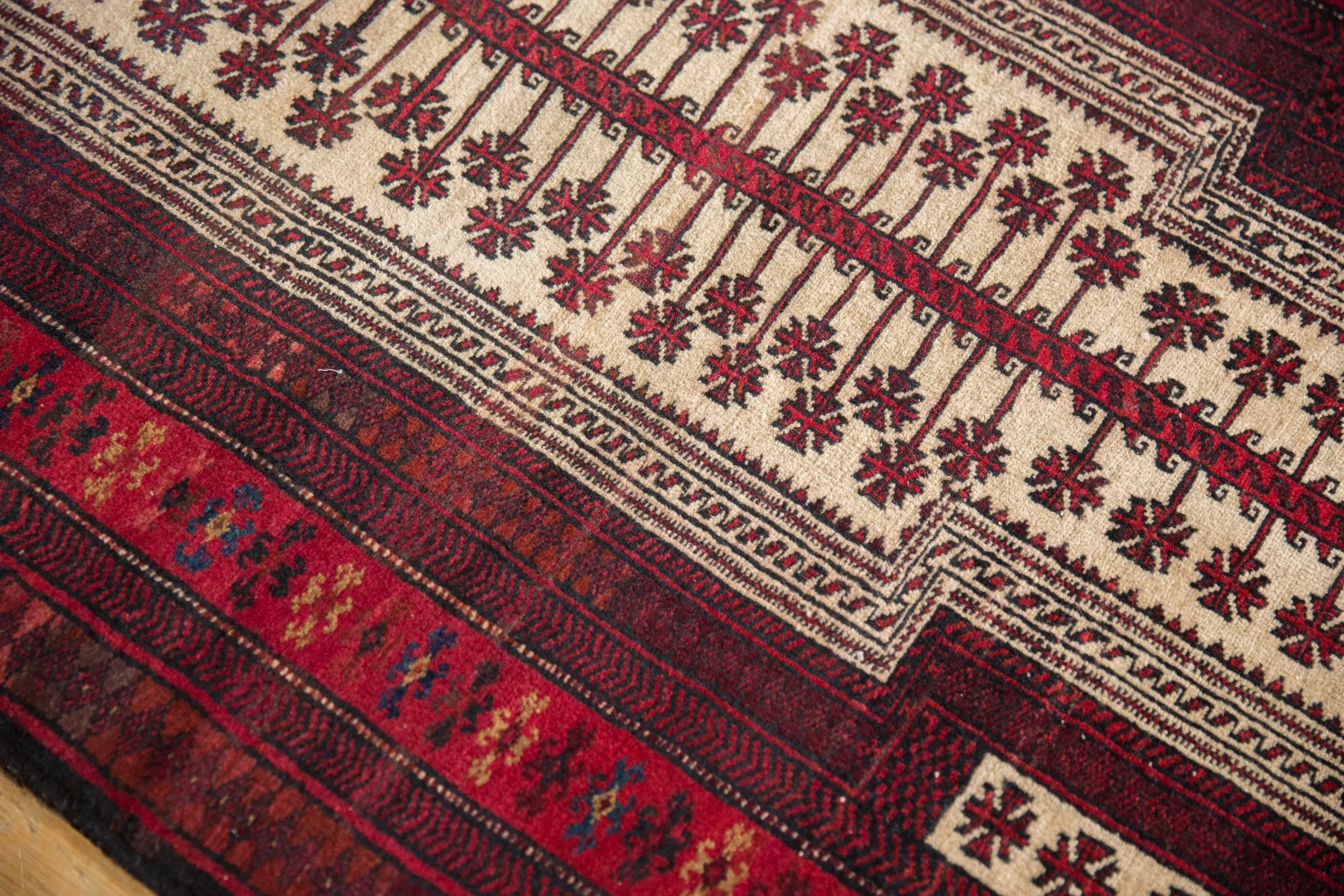 3x4.5 Vintage Pakistani Belouch Design Rug