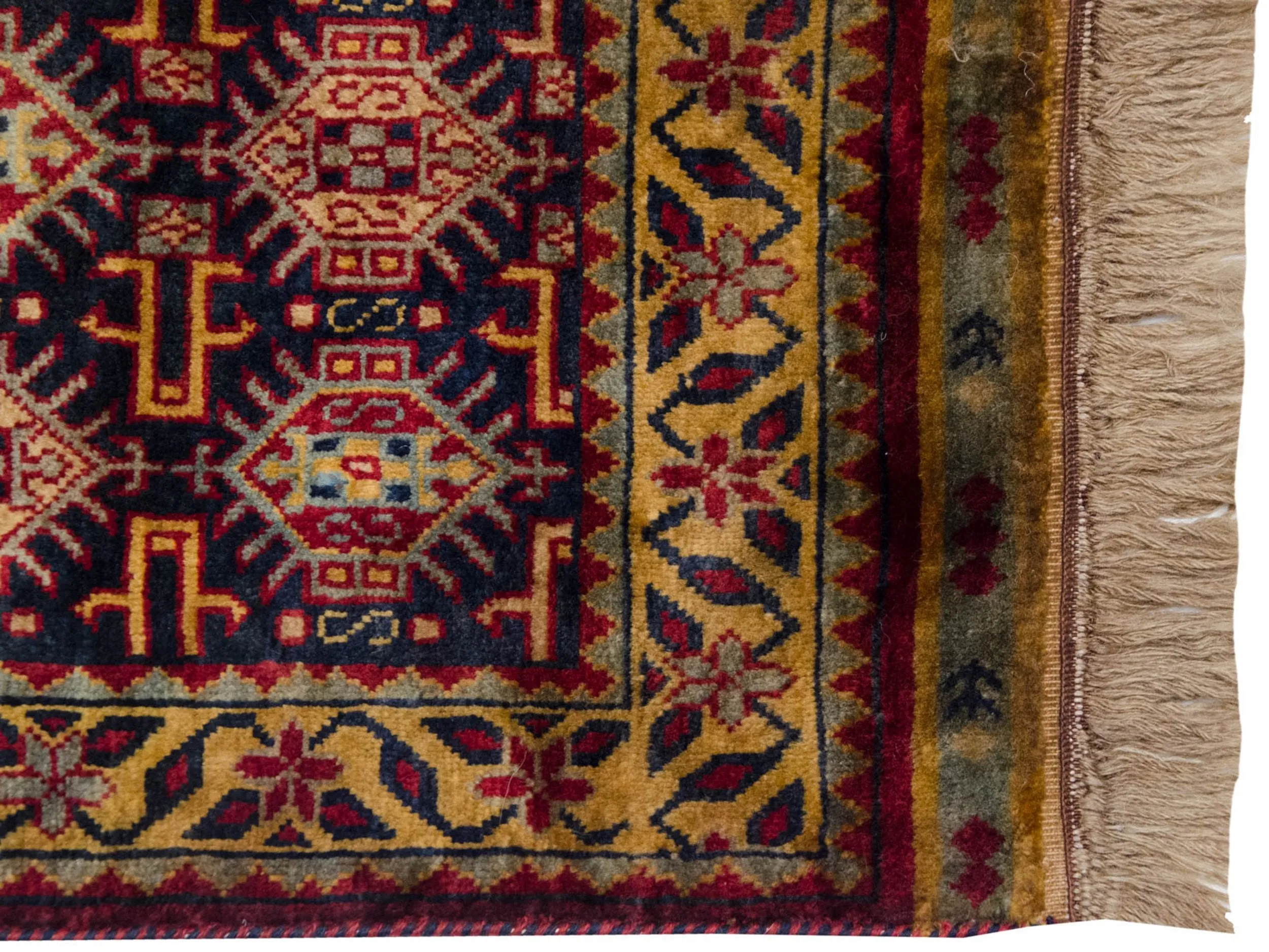 3x5 Vintage Indian Caucasian Design Rug