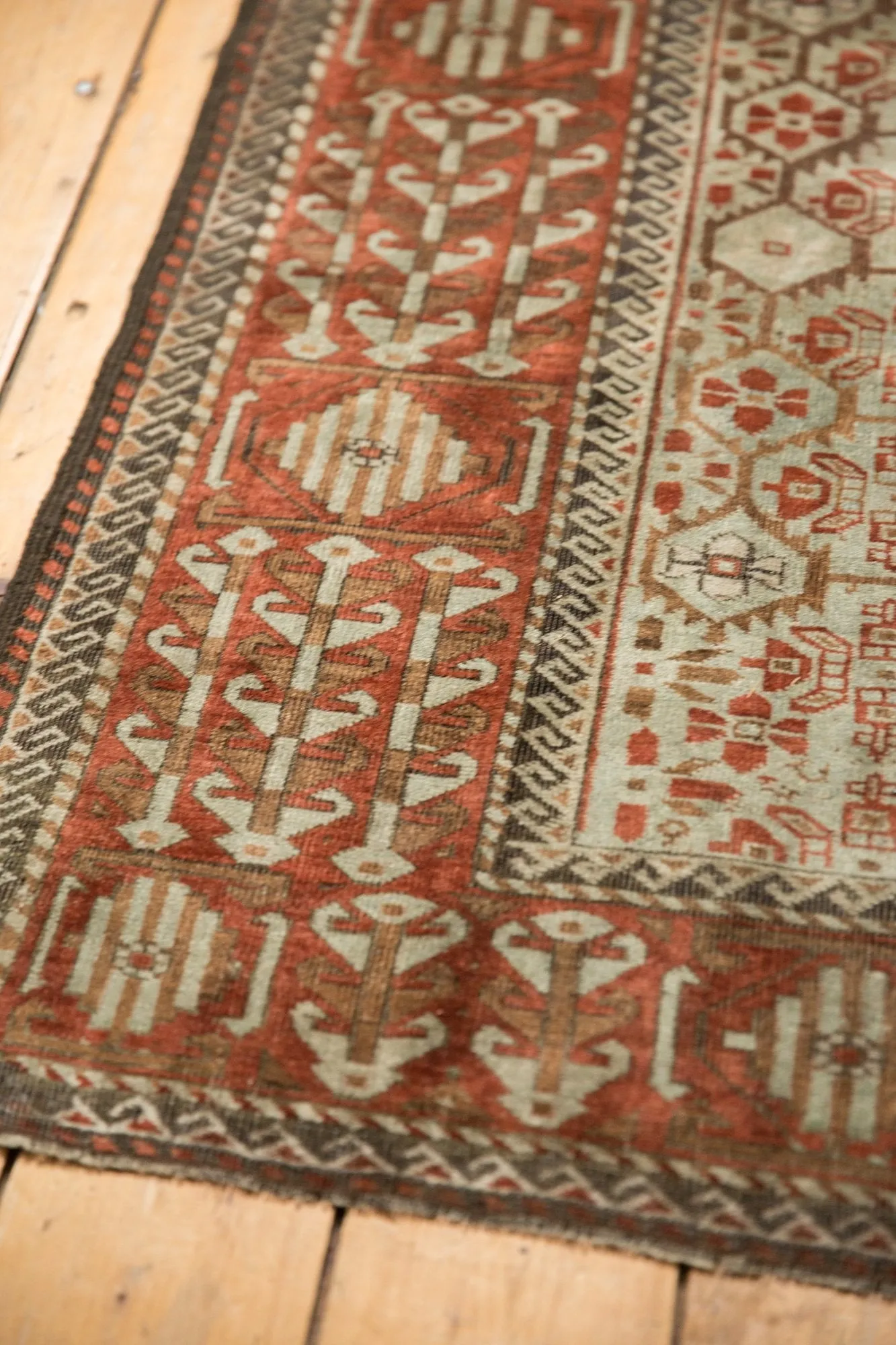 3x5.5 Vintage Distressed Belouch Rug