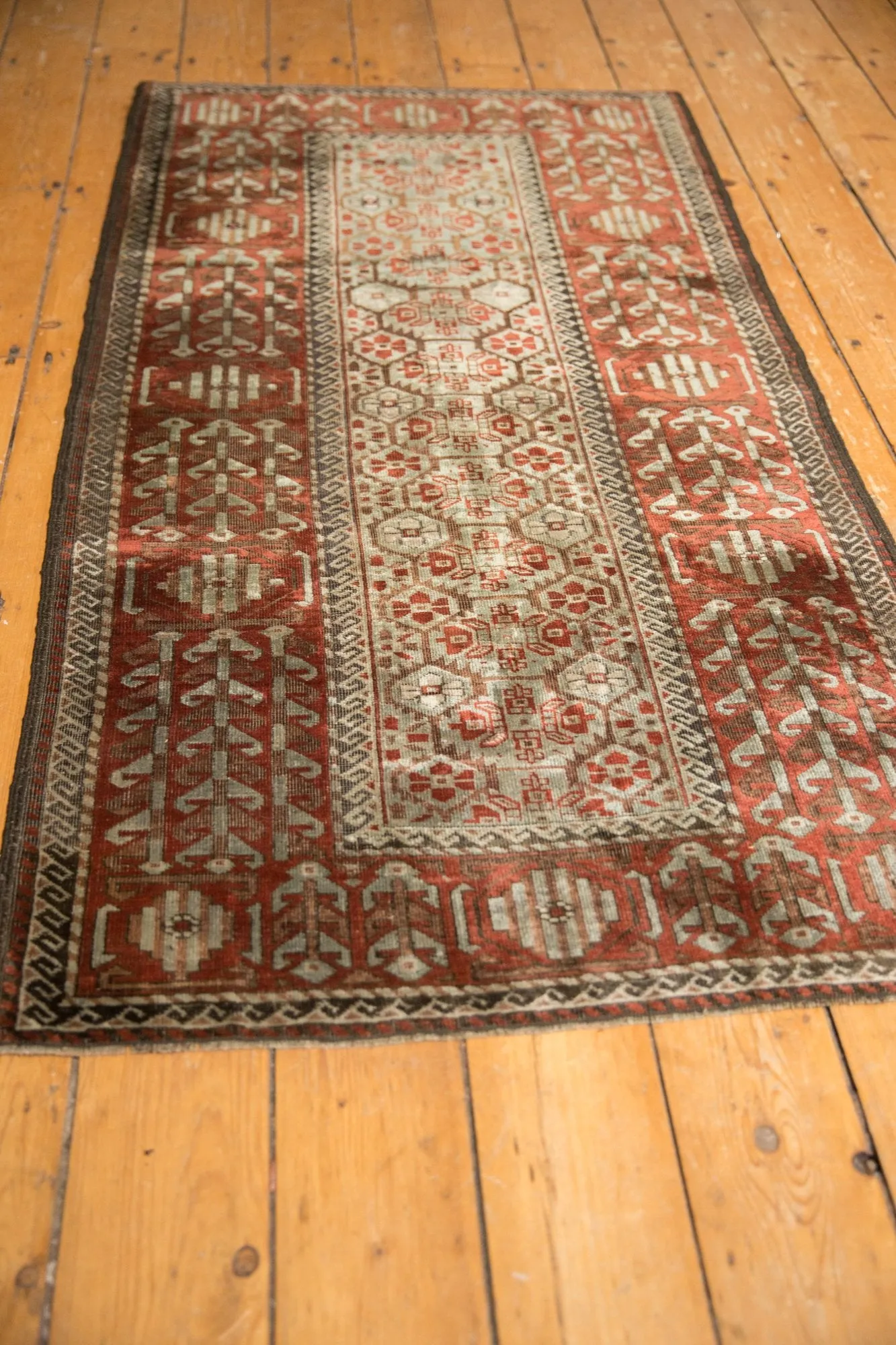 3x5.5 Vintage Distressed Belouch Rug