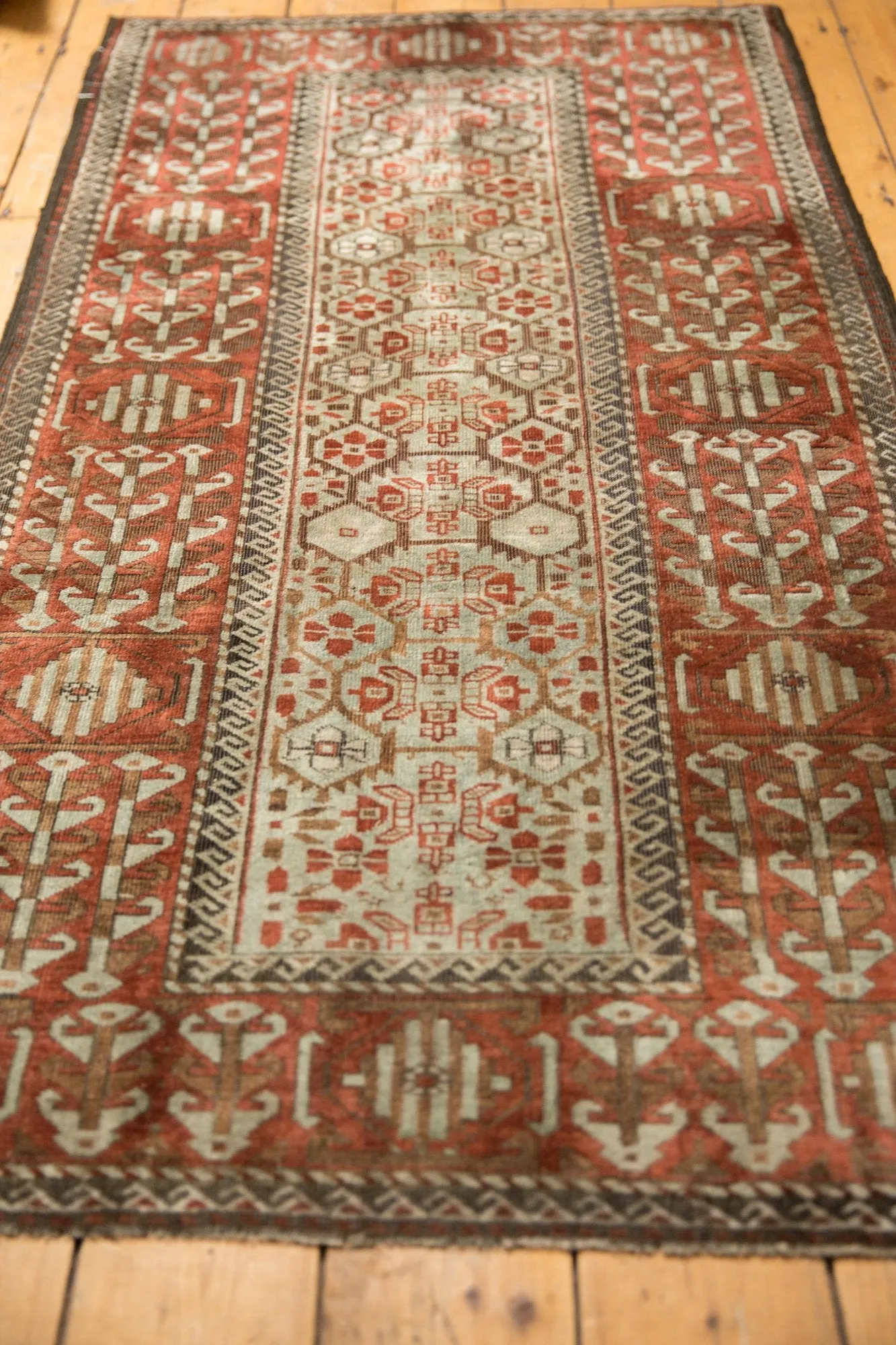 3x5.5 Vintage Distressed Belouch Rug