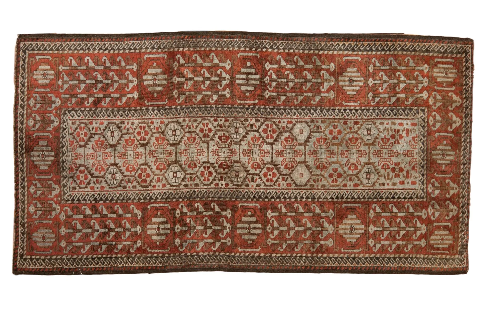 3x5.5 Vintage Distressed Belouch Rug