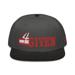 4 GIVEN Snapback Hat - rd/wht