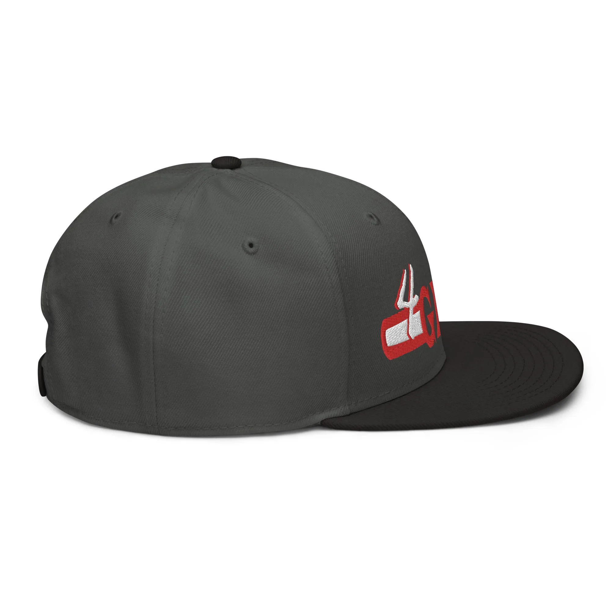 4 GIVEN Snapback Hat - rd/wht