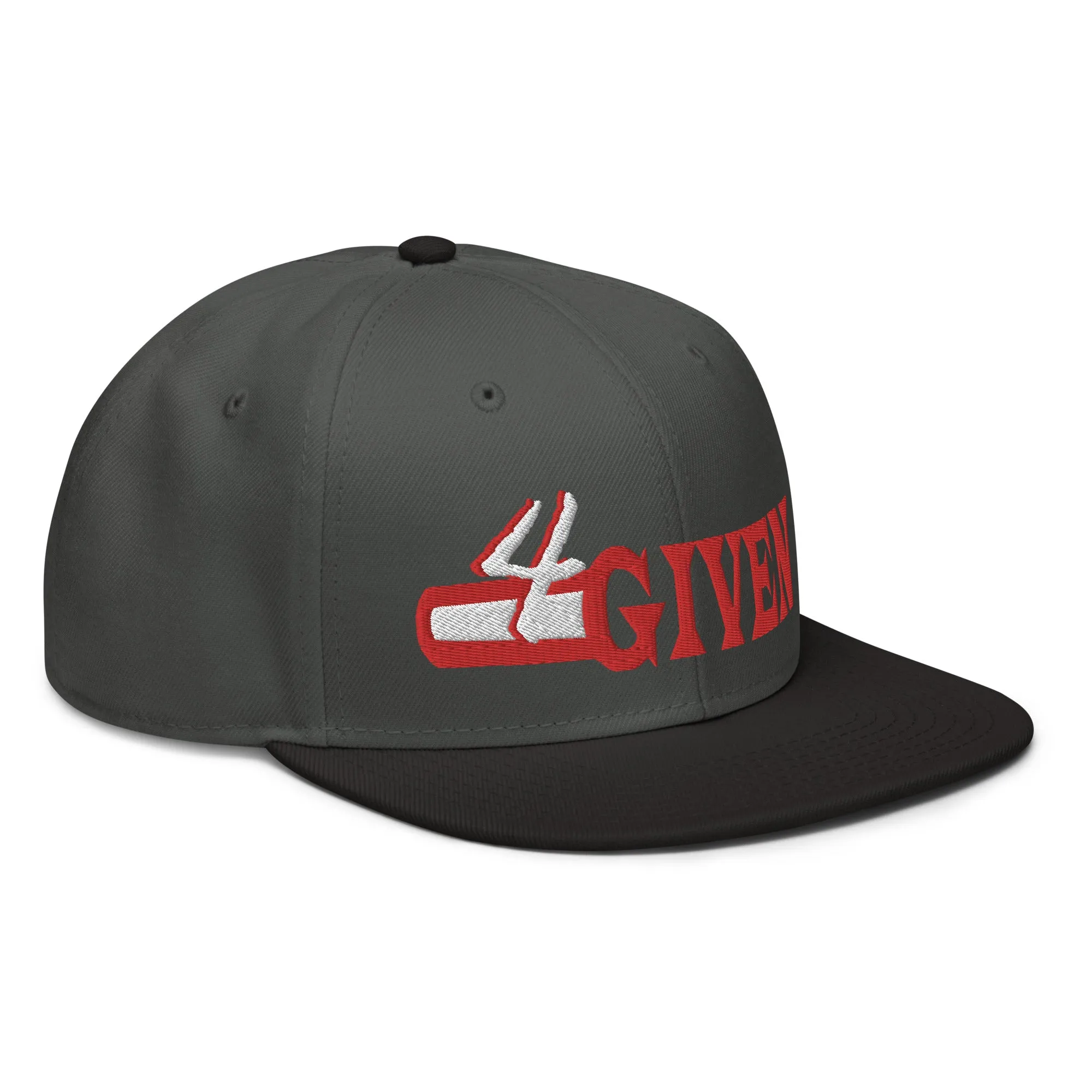 4 GIVEN Snapback Hat - rd/wht