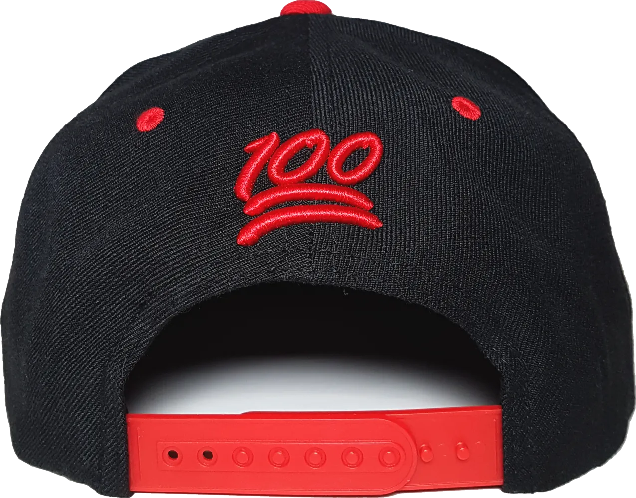 404 Snapback 100 Emoji Inspired Black Red