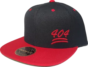 404 Snapback 100 Emoji Inspired Black Red