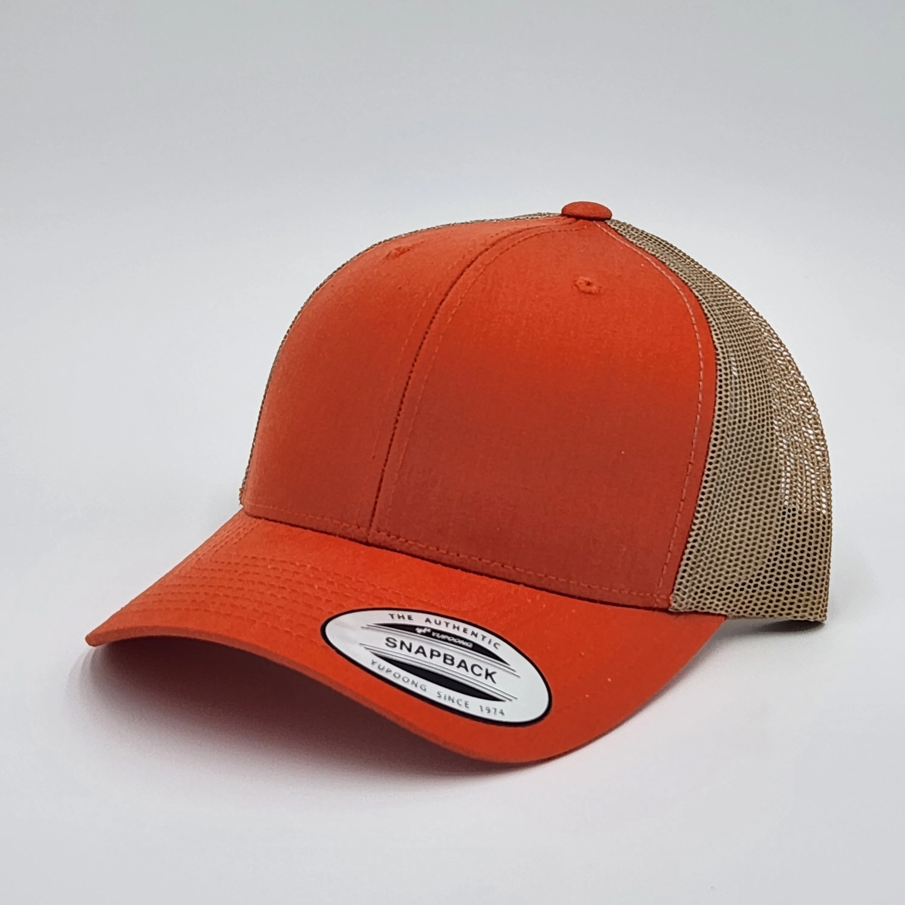 6 Count Genuine Top Grain Leather Patch Hats, Custom Engraved