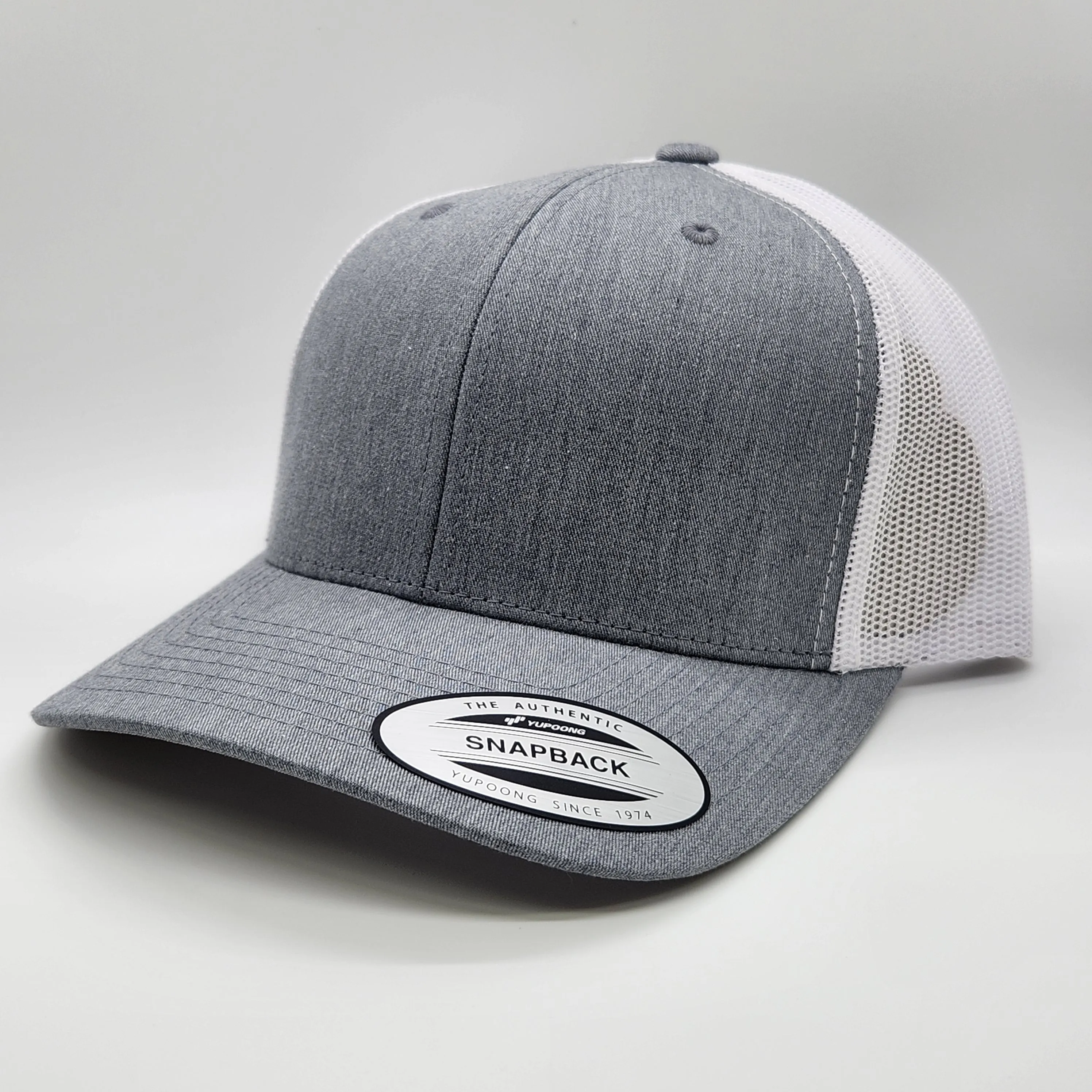6 Count Genuine Top Grain Leather Patch Hats, Custom Engraved