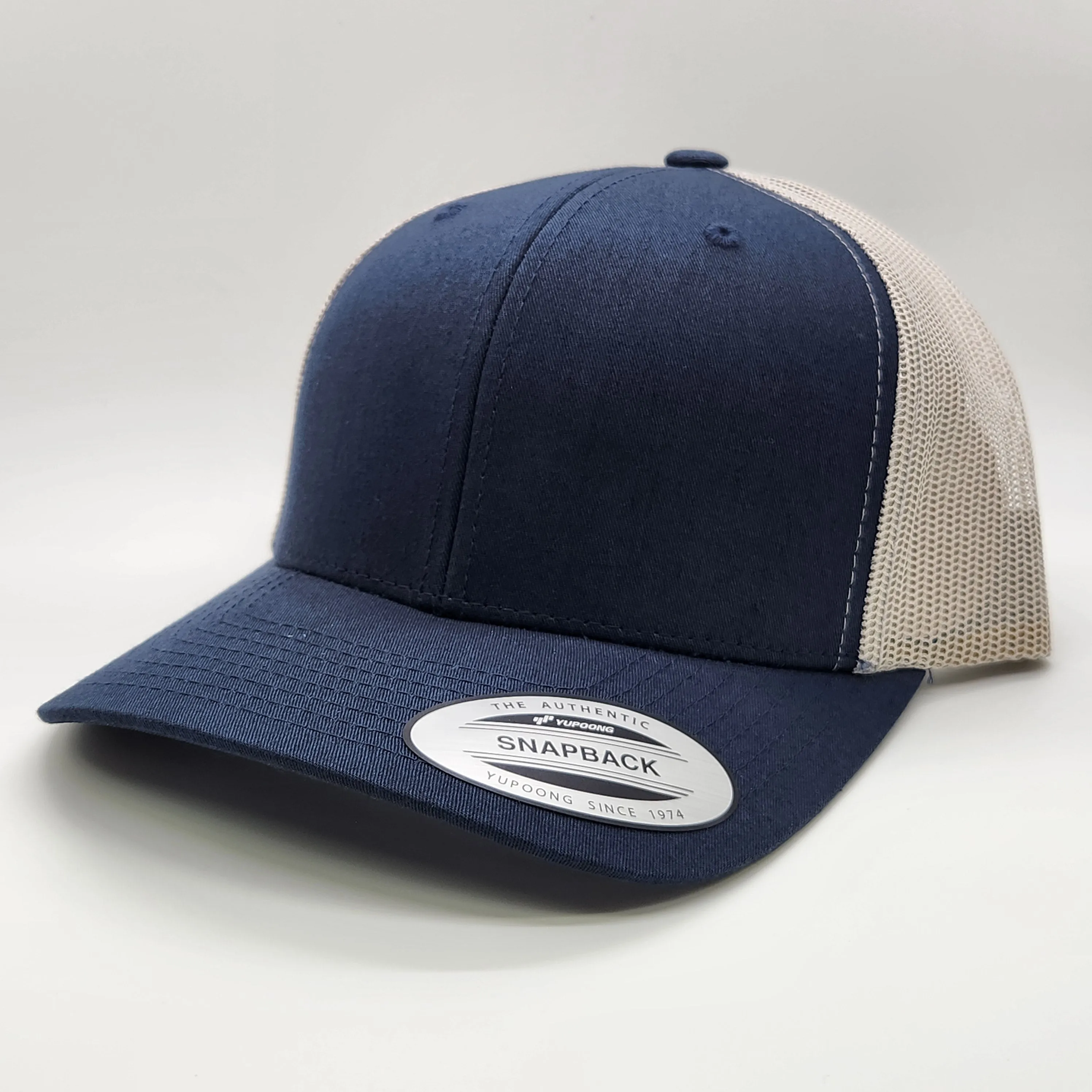 6 Count Genuine Top Grain Leather Patch Hats, Custom Engraved