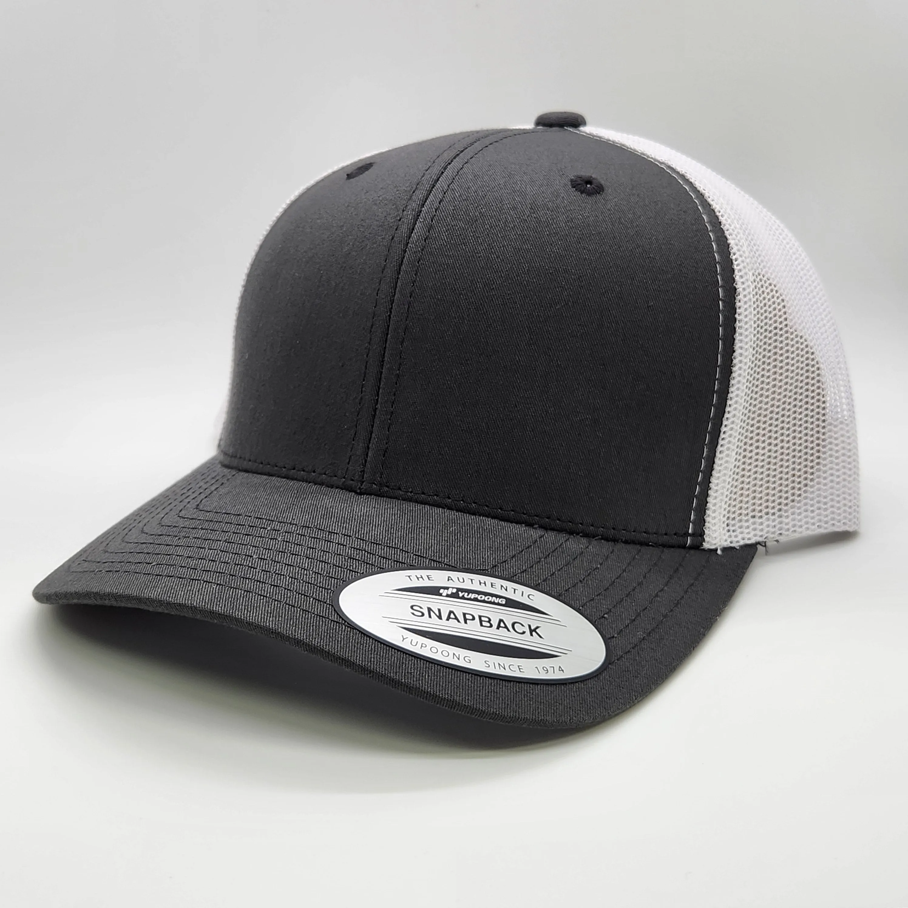 6 Count Genuine Top Grain Leather Patch Hats, Custom Engraved