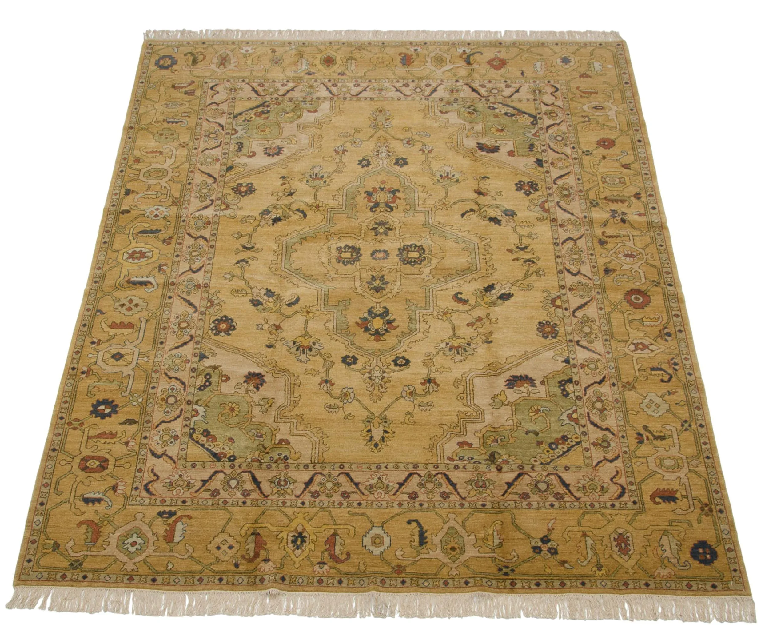 8x10 Vintage Armenian Heriz Design Carpet
