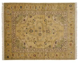 8x10 Vintage Armenian Heriz Design Carpet