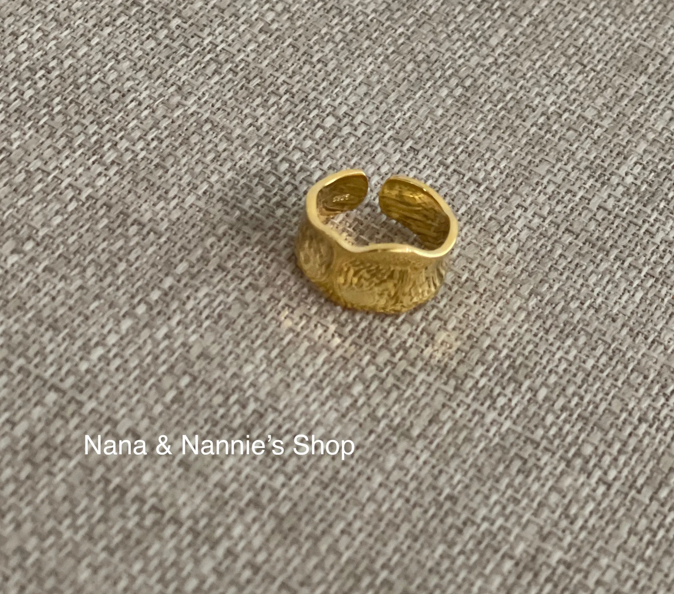 925 sterling silver wave ring