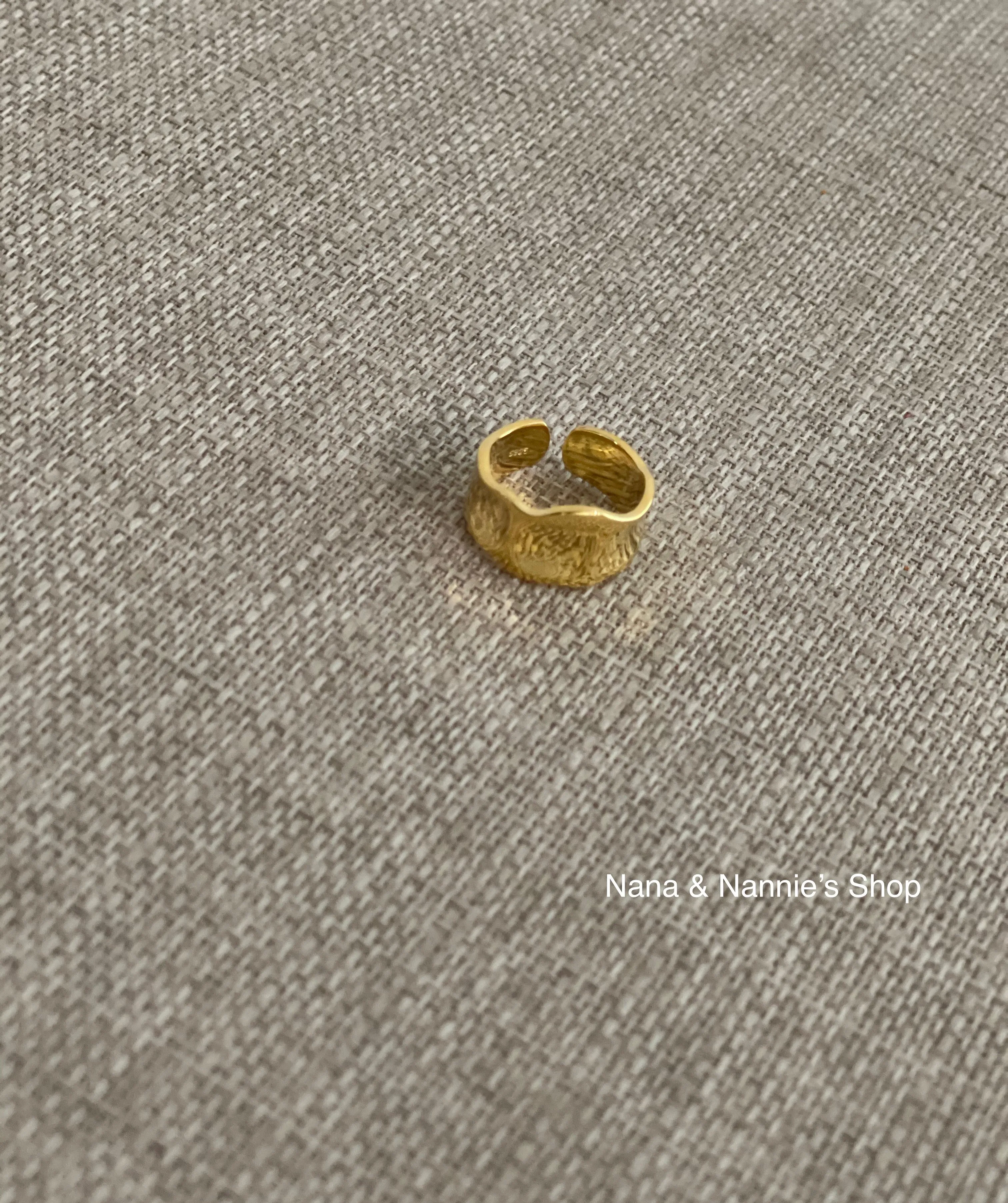 925 sterling silver wave ring