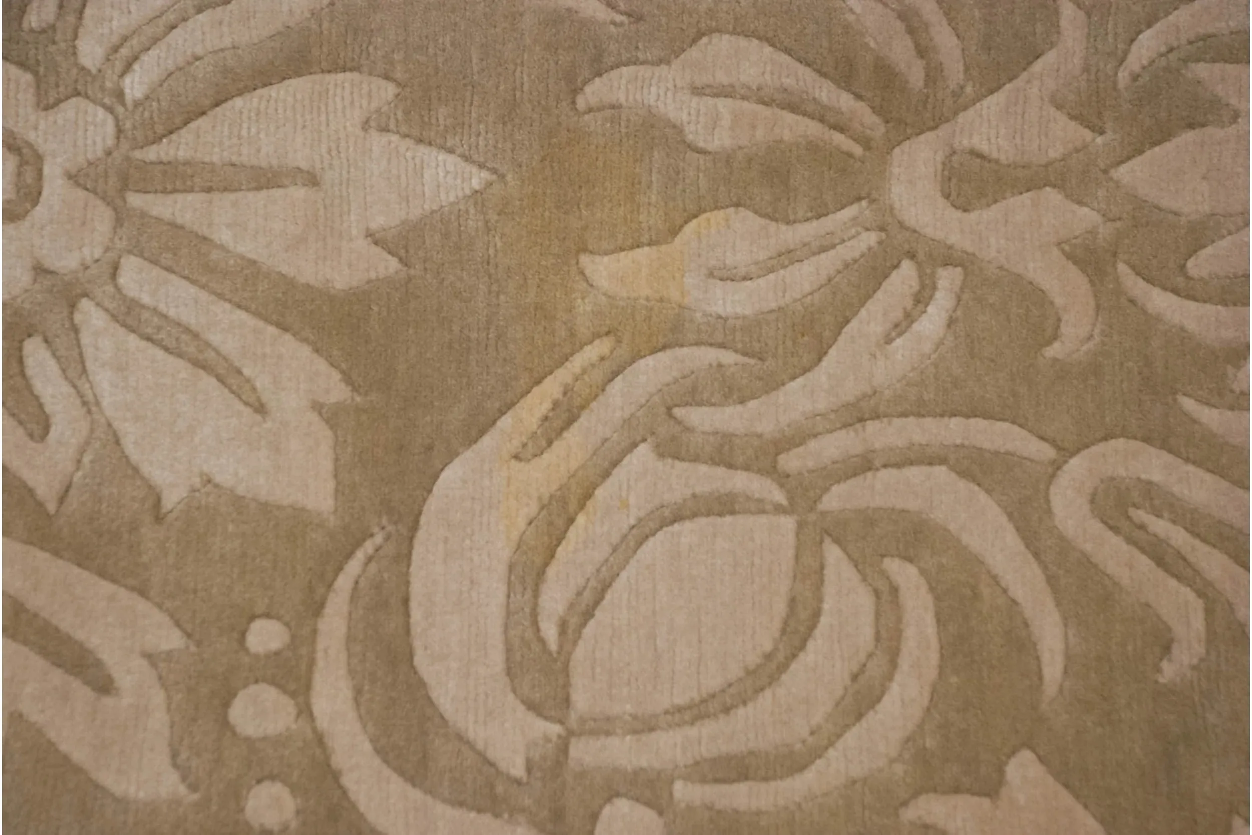 9x12 Vintage Indian Savonnerie Design Carpet