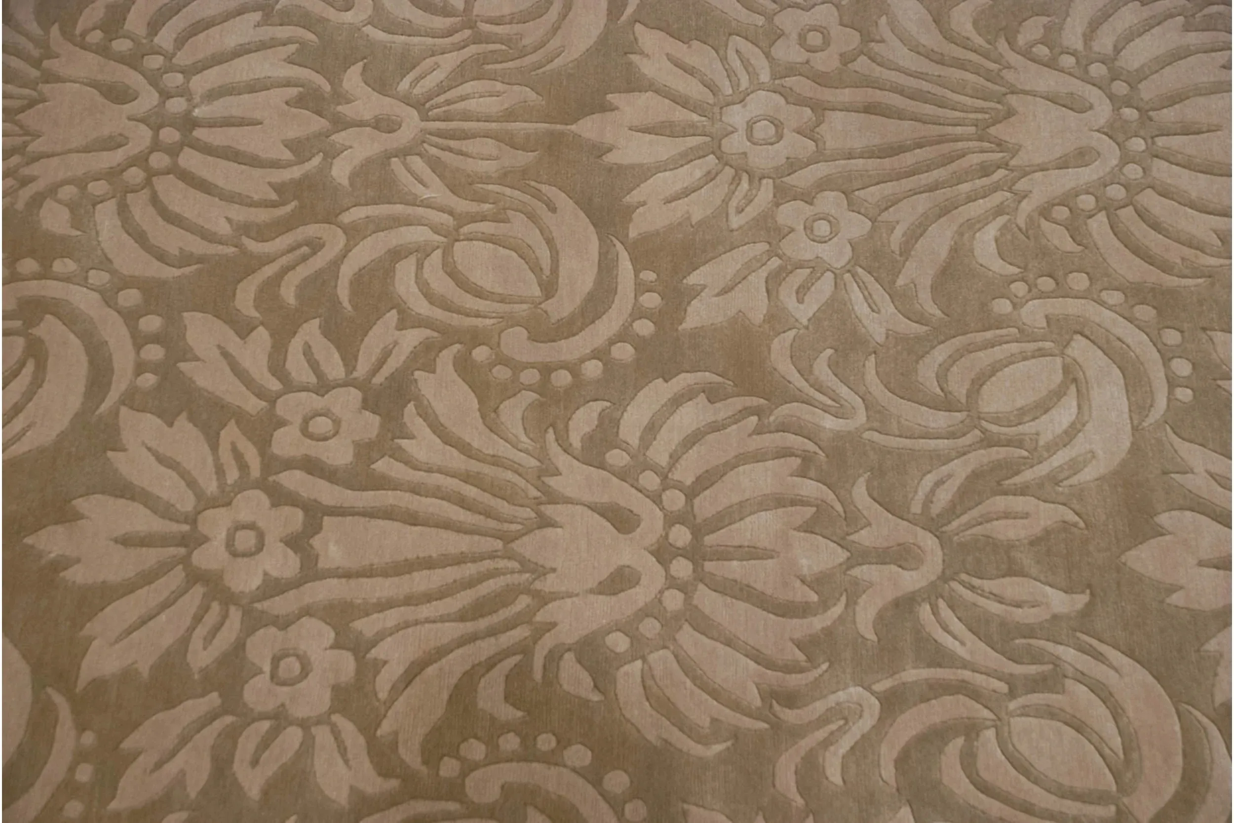 9x12 Vintage Indian Savonnerie Design Carpet