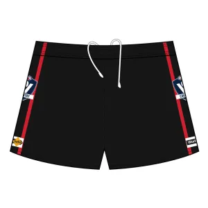AFL Vic Country Football Shorts - Black/Red