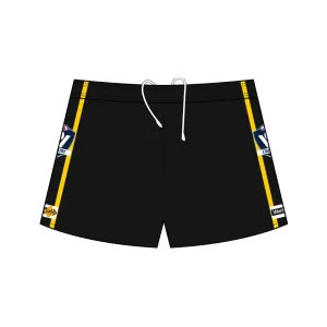 AFL Vic Country Football Shorts - Black/Yellow