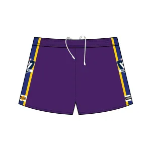 AFL Vic Country Football Shorts - Purple/Royal/Gold