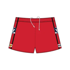 AFL Vic Country Football Shorts - Red/Black
