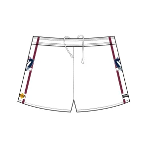 AFL Vic Country Football Shorts - White/Maroon
