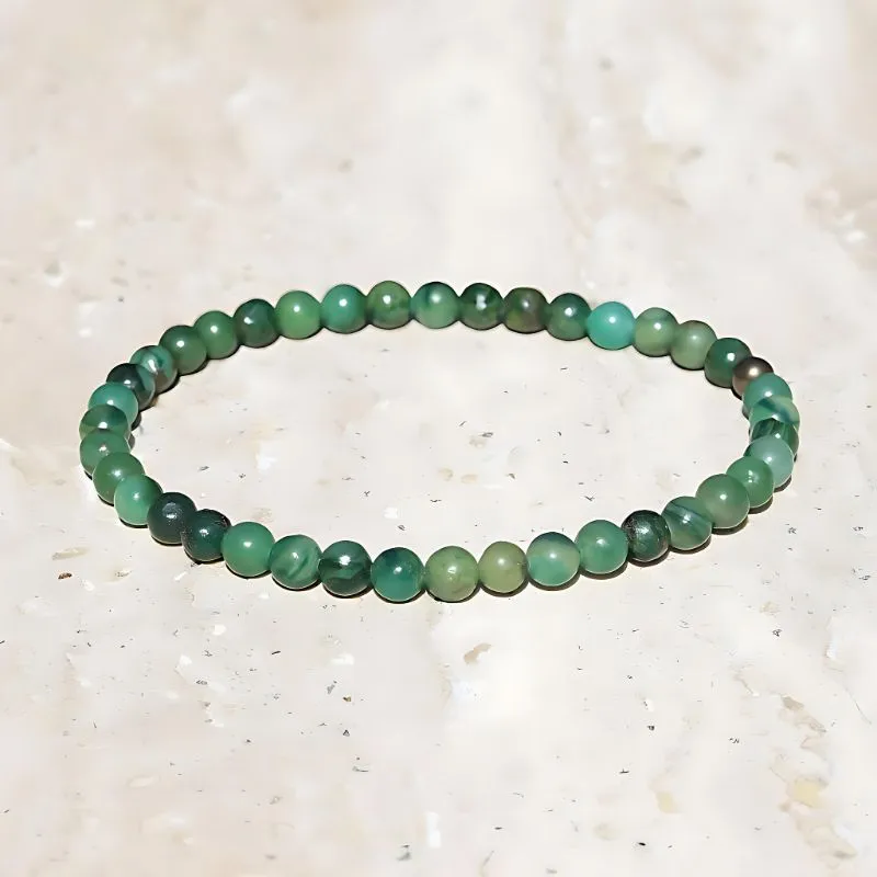 African Jade Delicate Bracelet