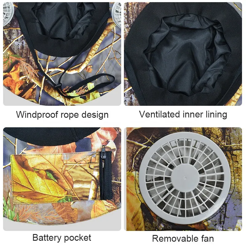 Air Conditional Cooling Fan Hats ｜Savior